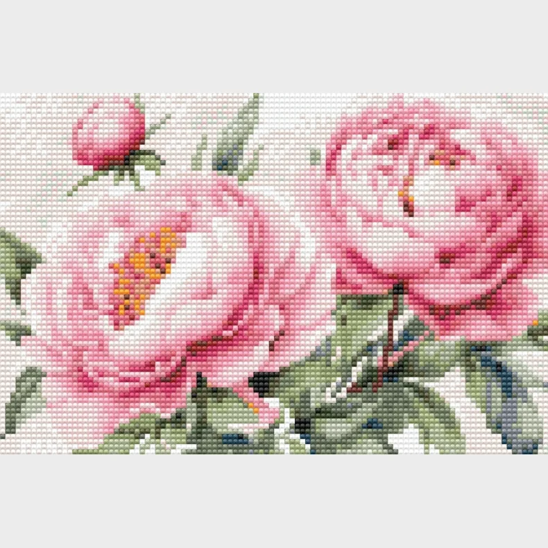 Diamond art bonderoser lyserd 20 x 30 cm
