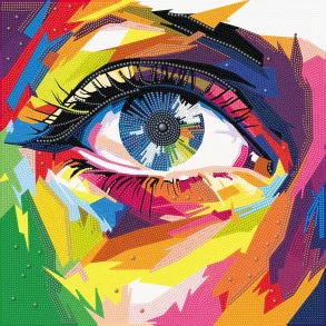 Diamond art mix je 40 x 40 cm