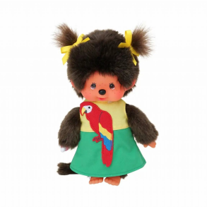 Monchhichi Dukke Papegje Pige 20 cm