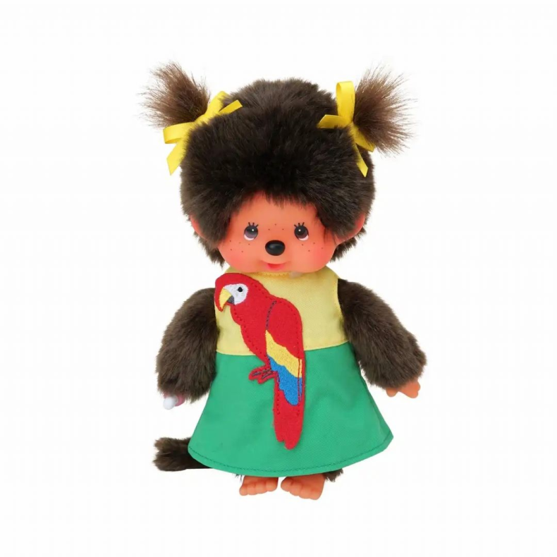Monchhichi Dukke Papegje Pige 20 cm