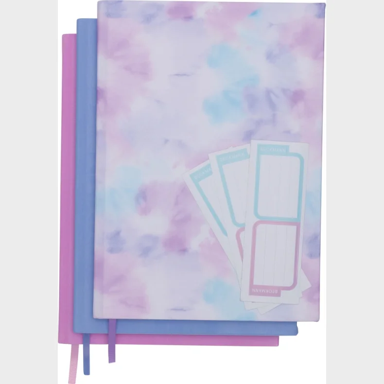 Bogbind Beckmann Str�kbart Tie Dye 3 Stk.