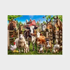 Puslespil Farmyard Buddies 500 brikker