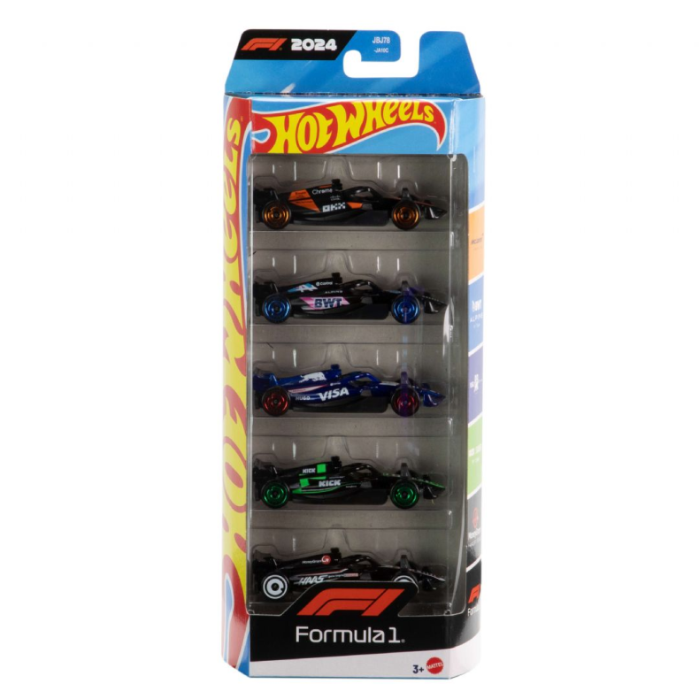 Hot Wheels Formel 1 Biler 5-Pak