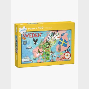 K�rnan Puslespil Sverige 100 Brikker