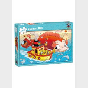 Egmont Krnan Trpuslespil Bamse Verdens Strkeste Bjrn og Havets Hemmelighed 100 Brikker