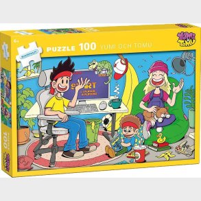 Egmont Krnan Trpuslespil Yumi &  Tomu og Havets Hemmelighed 100 Brikker