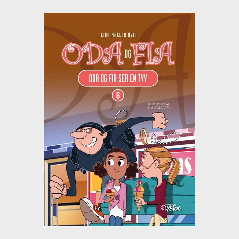 Oda og Fia ser en tyv