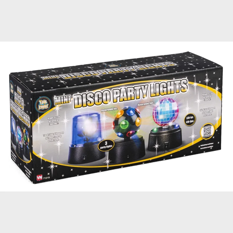 MINI PARTY S�T MED 3 DELE