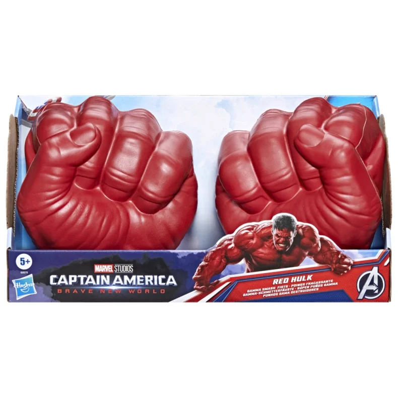 Marvel Avengers Captain America: Brave New World Red Hulk Gamma Smash Fists