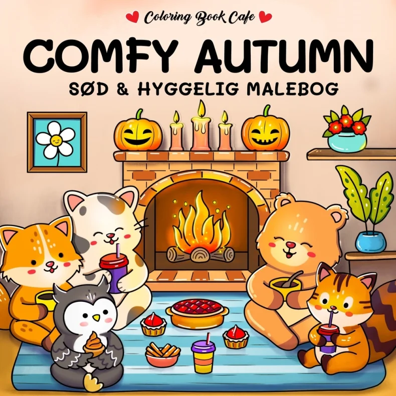 Malebog: Comfy Autumn - Cozy Coloring