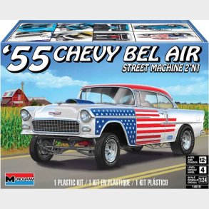 Revell - '55 Chevy Bel Air Bil Bygges�t - 1:24 - Level 4 - 14519