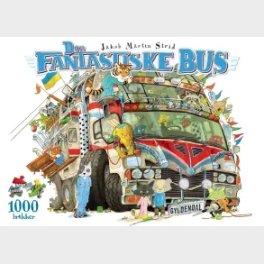 Puslespil Den fantastiske bus 1000 brikker