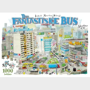 Puslespil Den Fantastiske Bus Ahnstarr City 1000 brikker