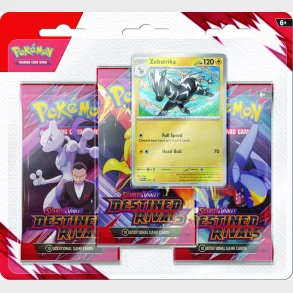Pokemon SV10 Destined Rivals 3 Pack Blister Asst.