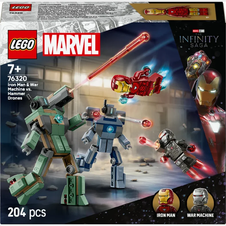 76320 LEGO Super Heroes Iron Man og War Machine mod Hammer-droner