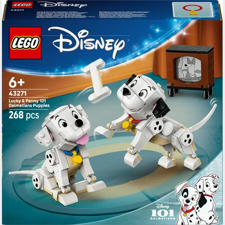 43271 LEGO Disney Hvalpene Lucky og Penny fra 101 dalmatinere