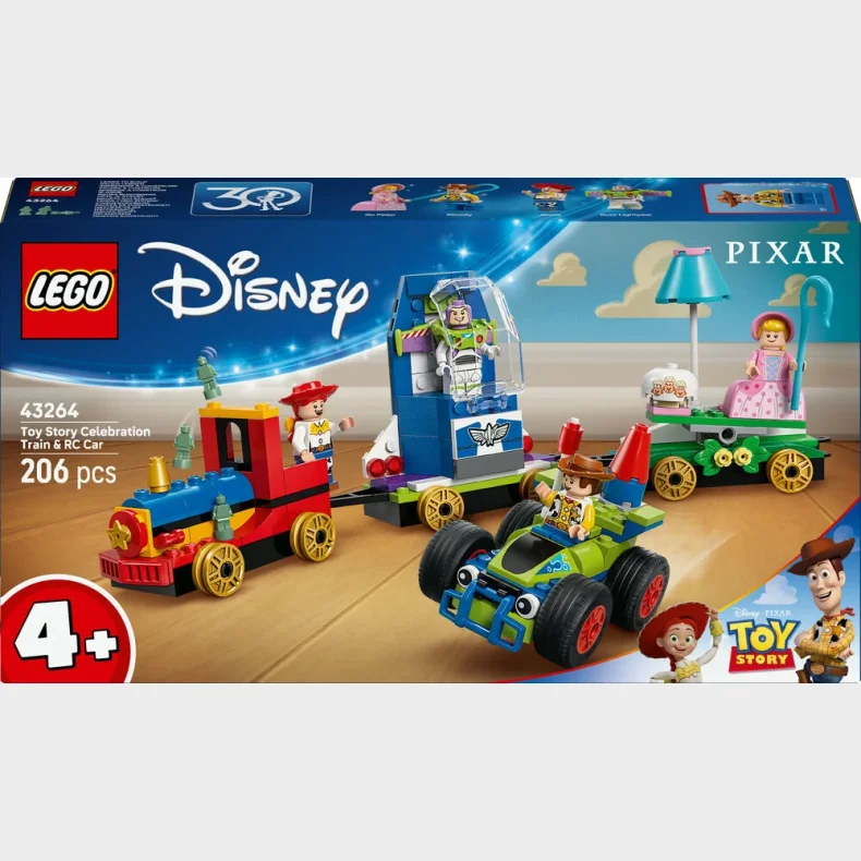 43264 LEGO Disney Toy Story-fejring: Tog og fjernstyret bil