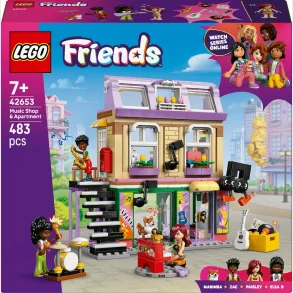 42653 LEGO Friends Musikbutik og lejlighed