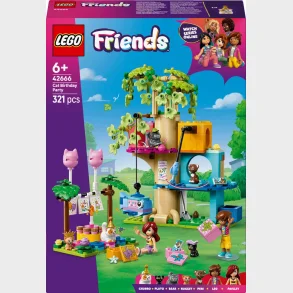 42666 LEGO Friends Katte-f�dselsdagsfest og tr�tophus