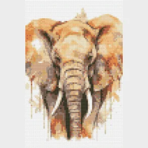 Diamond art elefant 20 x 30 cm