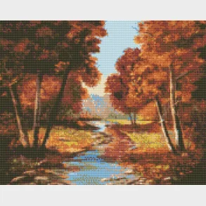 Diamond art skov/BK 40 x 50 cm