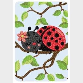 Diamond art mariehne p gren 10 x 15 cm