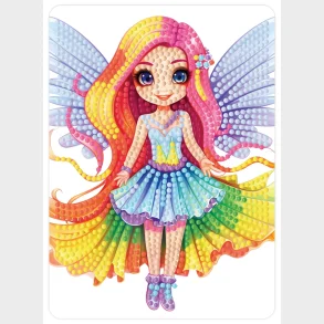 Diamond art FE farverig 13 x 18 cm