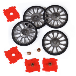 Polydron byggest tilbehr - Hjul, 12 dele