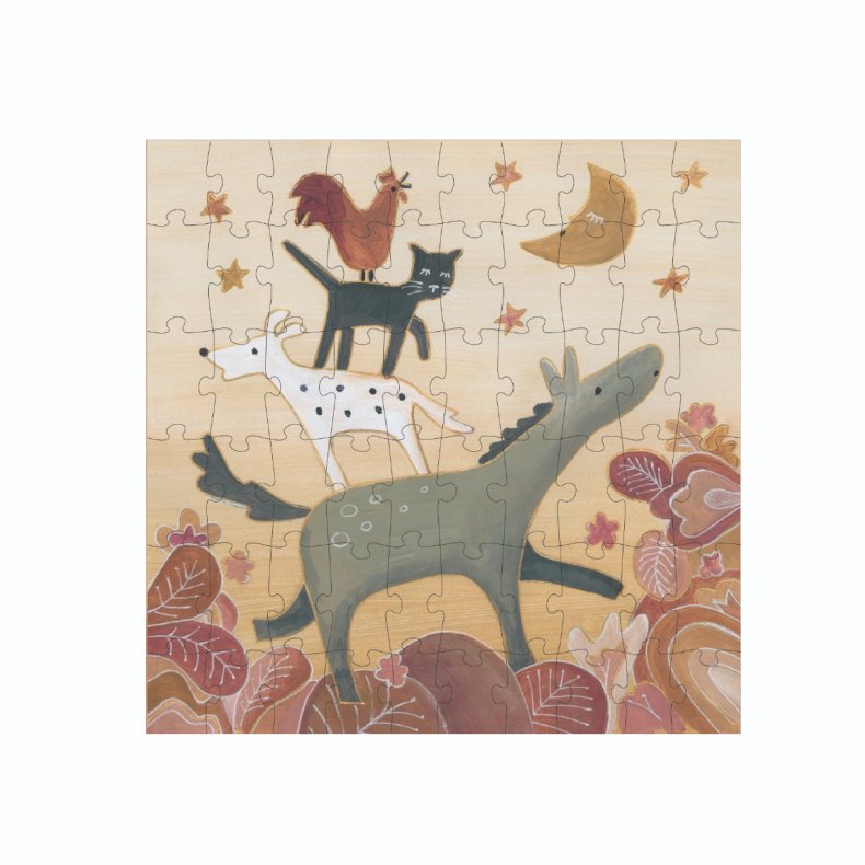 Egmont Toys | Gulvpuslespil m. 60 brikker - Stadsmusikanterne ..