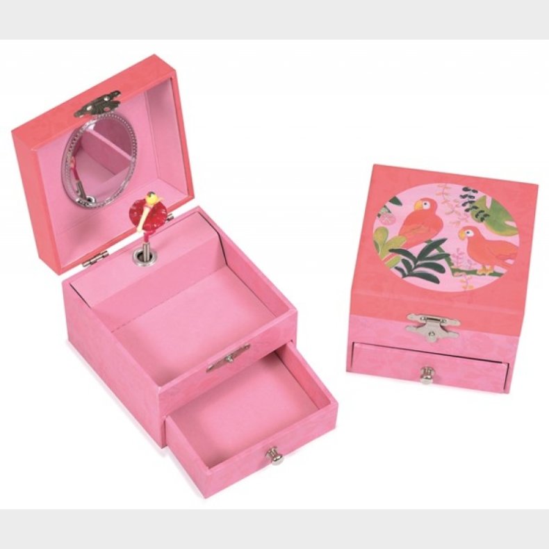 Egmont Toys | Smykkeskrin m. musik - Papegje