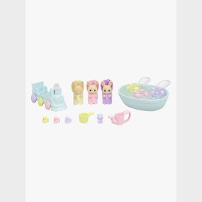 Sylvanian Families Dukkehustilbeh�r Triplets Baby Bathtime Set
