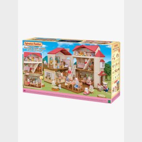 Sylvanian Families Red Roof Country Home Dukkehus Hemmeligt Legev�relse P� Loftet