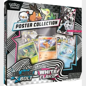 Pokemon Poster Coll SV10.5 Black Bolt & White Flare