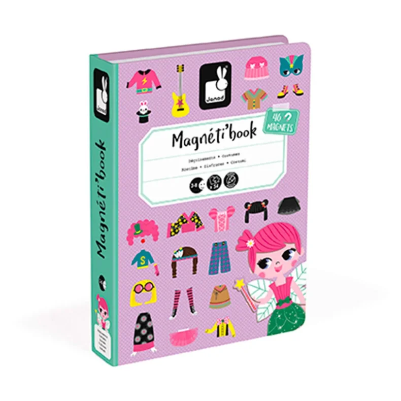 Magneti&apos;Book - Girl&apos;s Costumes - 46 magnets