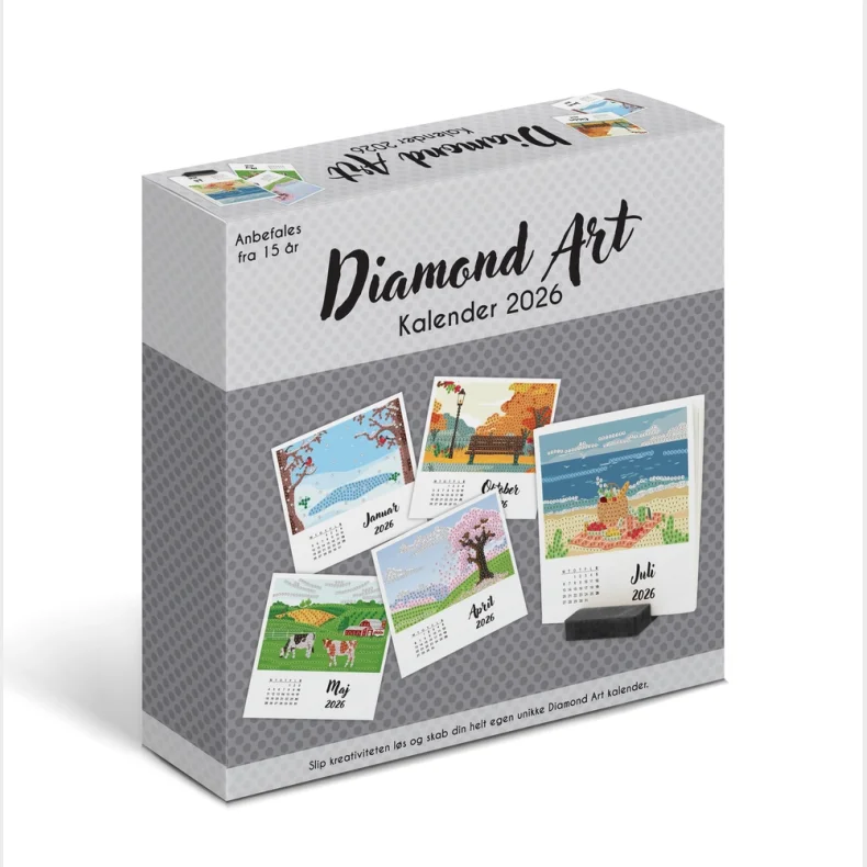 Lav selv Diamond Art rskalender 2026