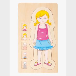 Small Foot Puslespil Anatomi, Pink