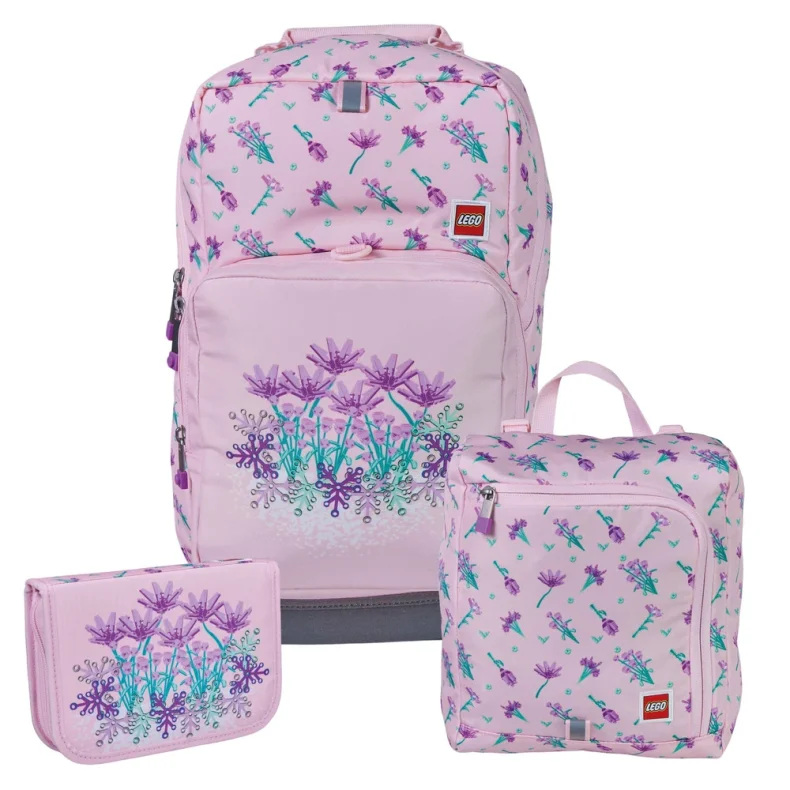 Skoletaskes�t Optimo LEGO FLOWERS 20,5L