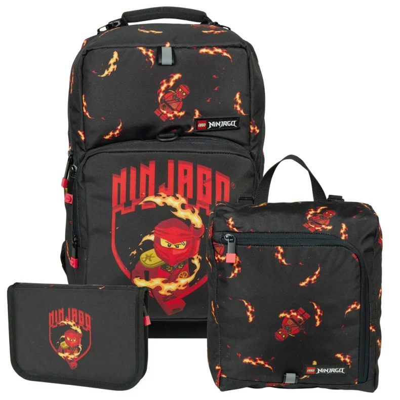 Skoletaskes�t Optimo LEGO NINJAGO Kai 20,5L