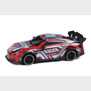 RC Racer med lys og try me funktion rd/bl