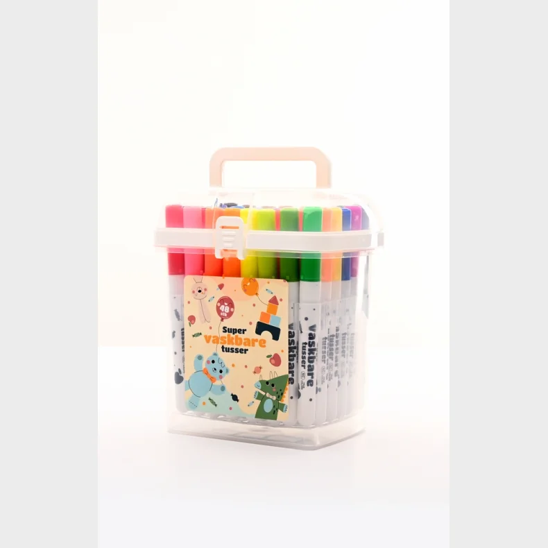 Tusser vaskbare 48 stk i pp boks