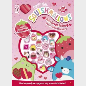 Squishmallows aktivitetsbog 2 med sde stickers