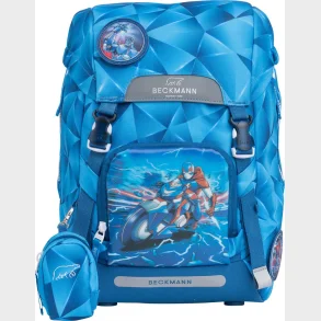Skoletaske Beckmann 22 L Blue Lightning