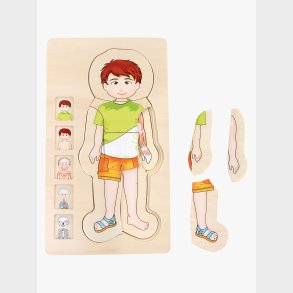 Small Foot Puslespil Anatomi, Grn