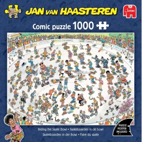 Puslespil JvH Riding the Skate Bowl 1000 brikker
