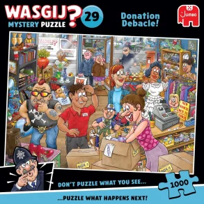 Puslespil Wasgij Mystery 29 Donation Debacle! 1000 brikker