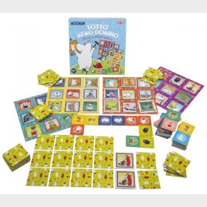 Tactic Mumin Spil 3-i-1