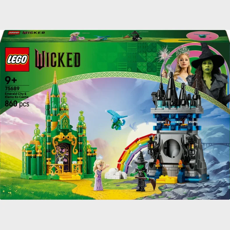 75689 LEGO Wicked Emerald City og Kiamo Ko-slottet