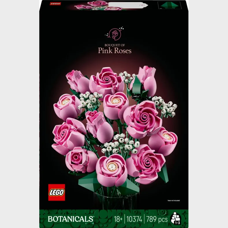 10374 LEGO Botanicals Buket af pink roser