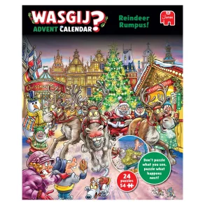 Puslespil Wasgij julekalender 1-24 54 brikker pr. lge