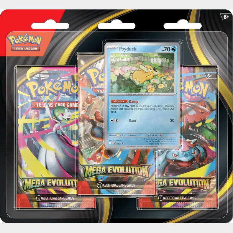 Pokemon mega evolution Blister 3-pakke